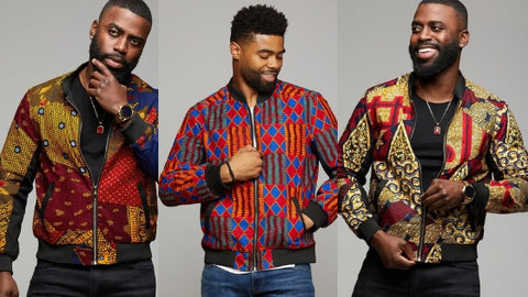 Kofi African Print Bomber Jacket