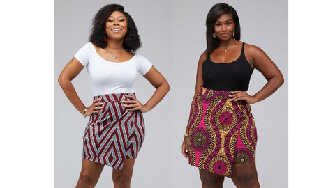Raisa African Print Skirt