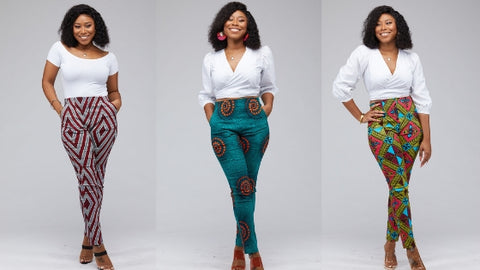 Safina African Print Pants