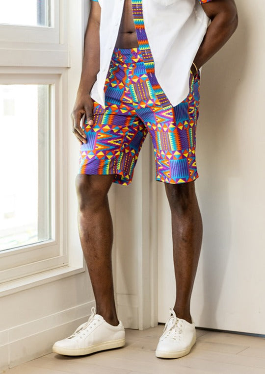 African print shorts – D'IYANU