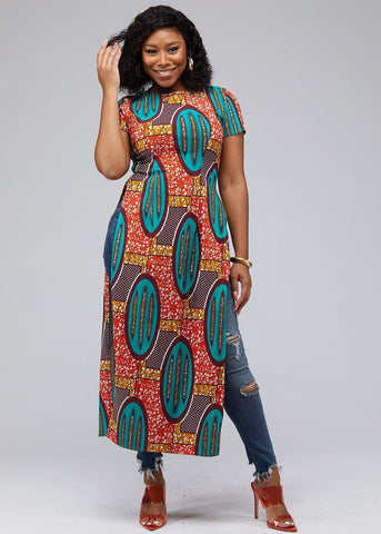 Eshe African Print Shirt