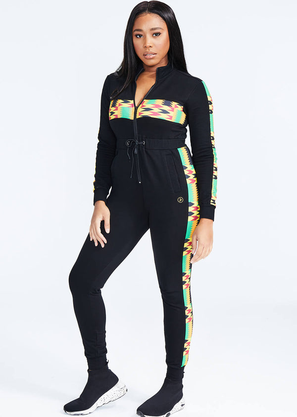 african print pants plus size