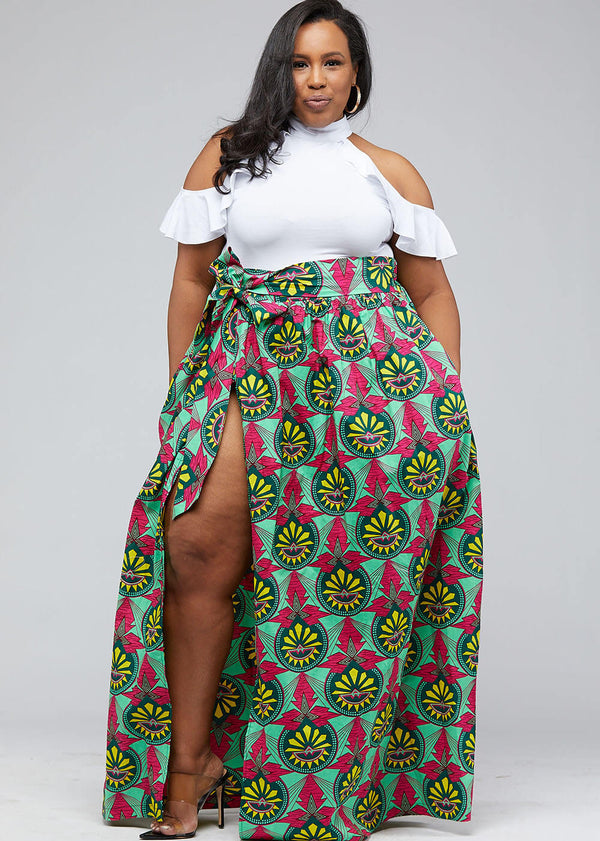 plus size african skirts