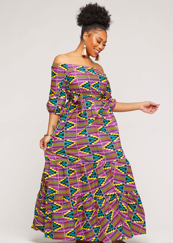 african print elegant dresses