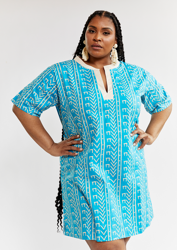 Efia Women's African Print Kimono (Plum Feathers) - Clearance – D'IYANU