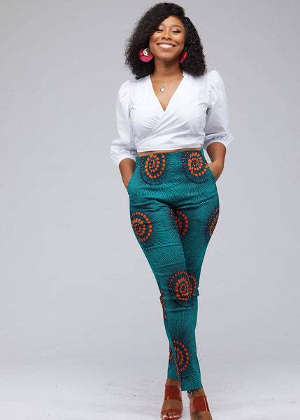 african print trousers for ladies