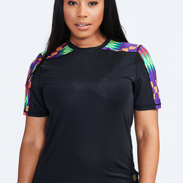 african print tops for plus size ladies