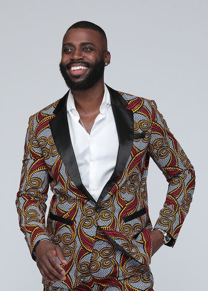 Men's African Print Jackets, Sweatshirts, and Hoodies – D'IYANU