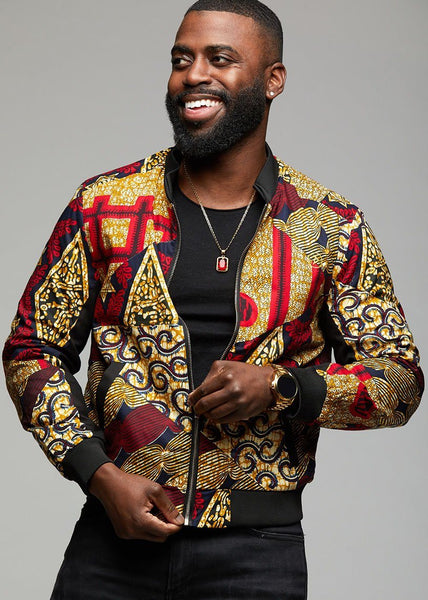 Men's African Print Jackets, Sweatshirts, and Hoodies – D'IYANU