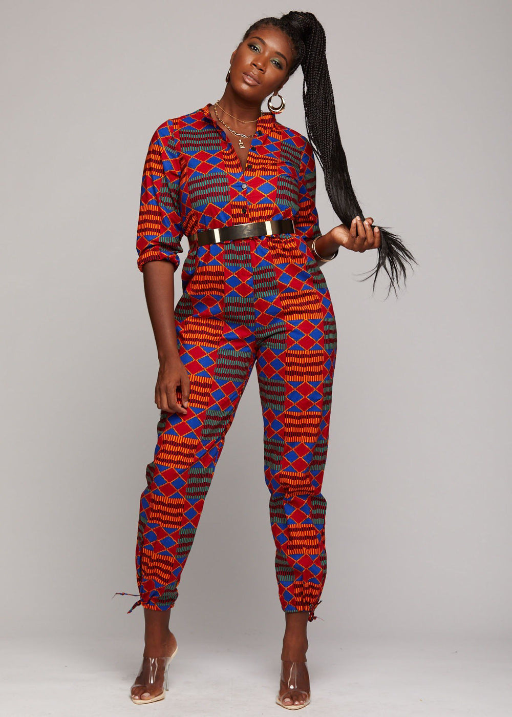 kente jumpsuit