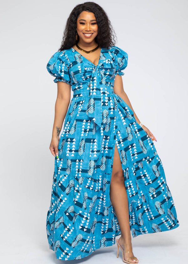 African Print Dresses - African Clothing from D'iyanu – D'IYANU