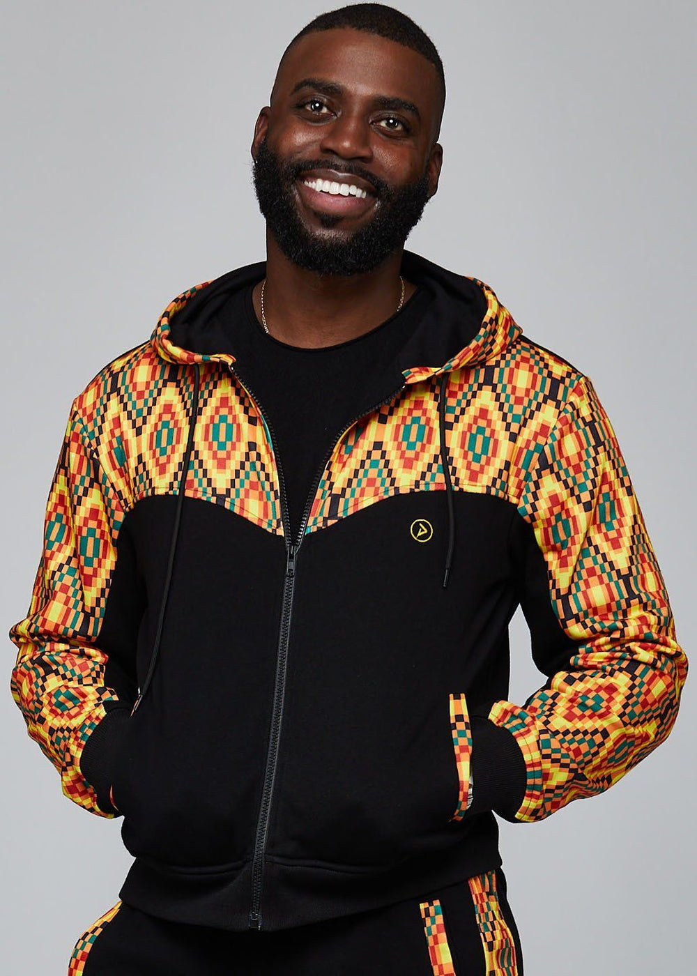 hoodie with african print