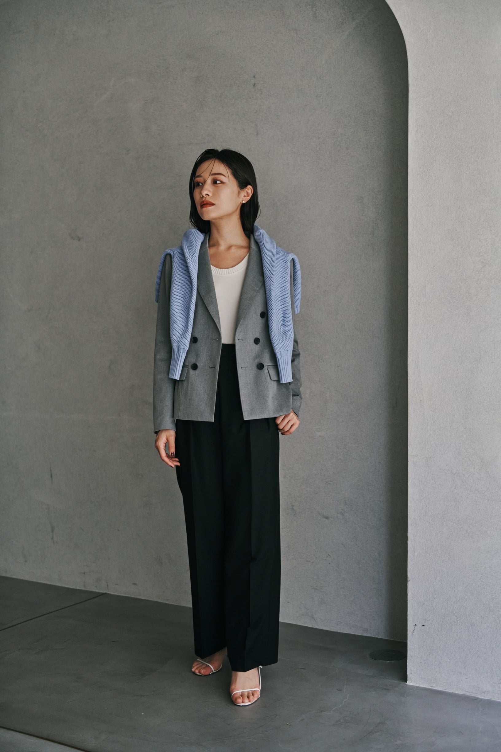 L'AUBE BLANC／Waist Shape Tailored Jacket | www.bartislaw.com