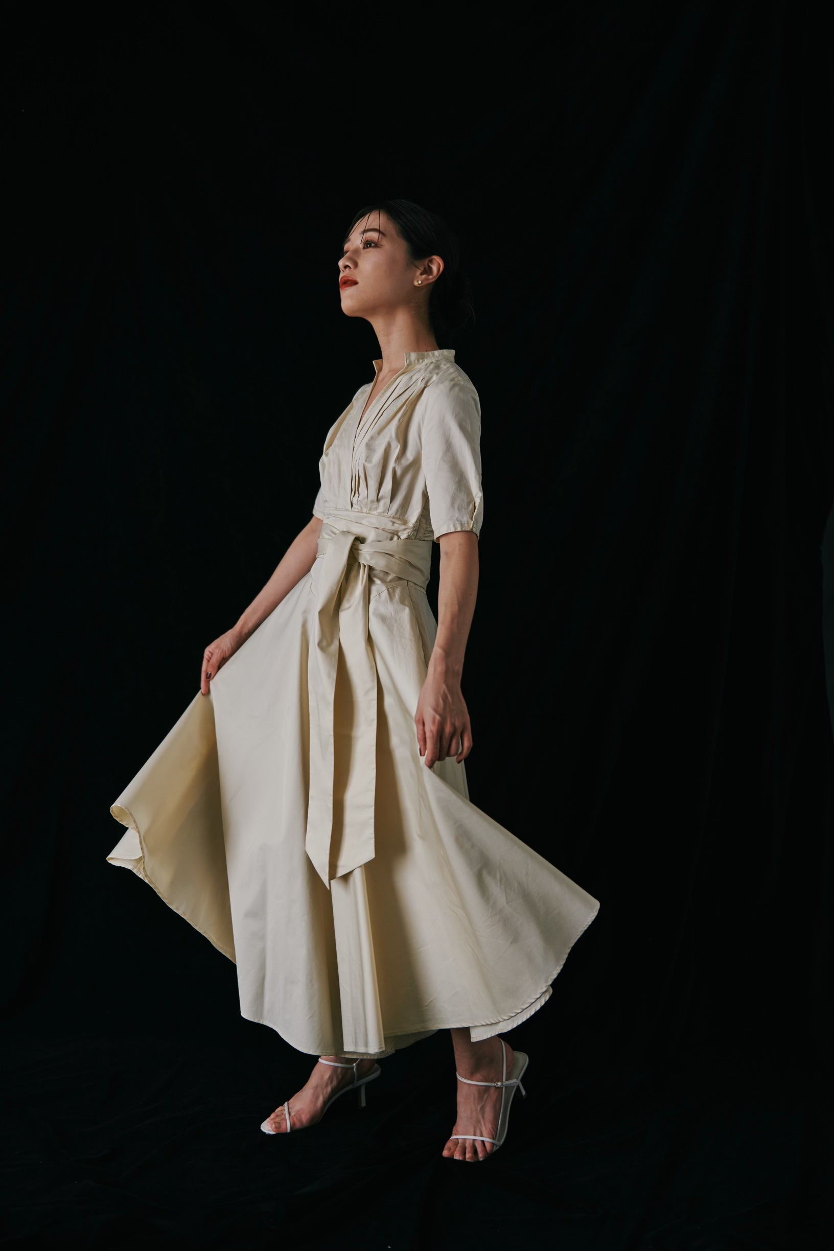 通常 1本タイプ L'AUBE BLANC／Irregular hem Shirt Dress | www