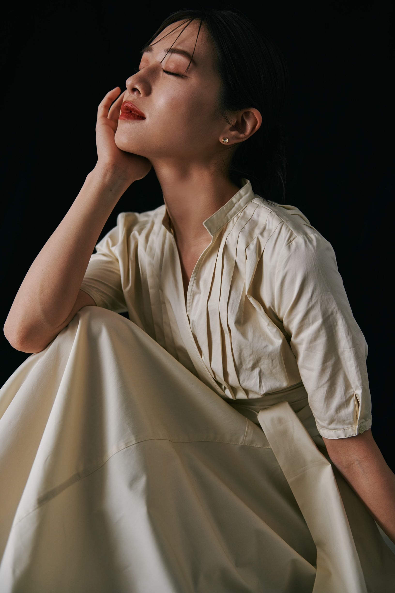 通常 1本タイプ L'AUBE BLANC／Irregular hem Shirt Dress | www