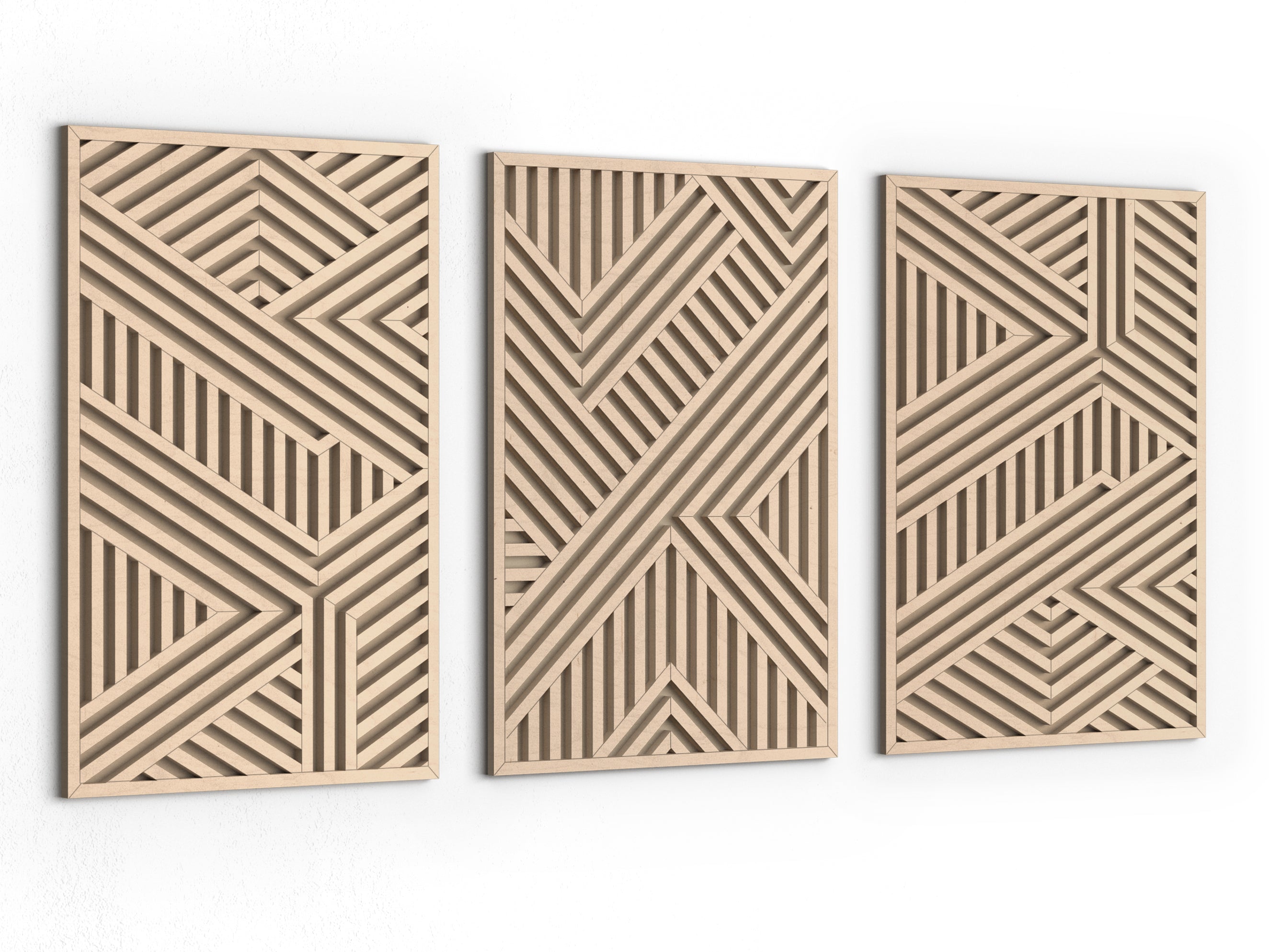 How to Make Geometric Wood Wall Art