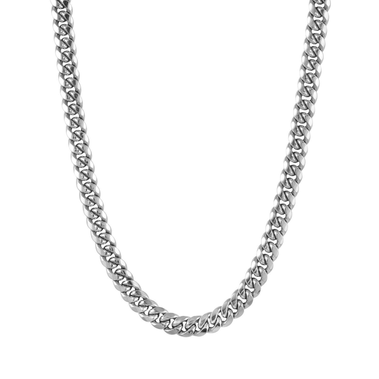 1 Ct. T.W. Diamond Cuban Link Chain Necklace in Sterling Silver with 14K Gold Plate – 22