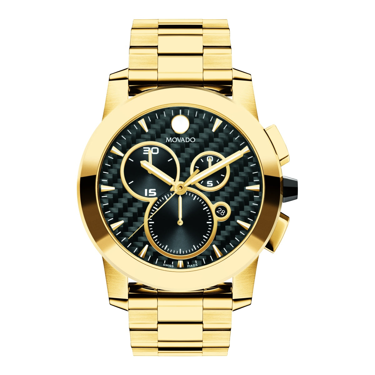 Jewelers Dial Steel 2800 Goldtone – Chronograph Daniels Watch. MVMT Raptor 46MM Stainless