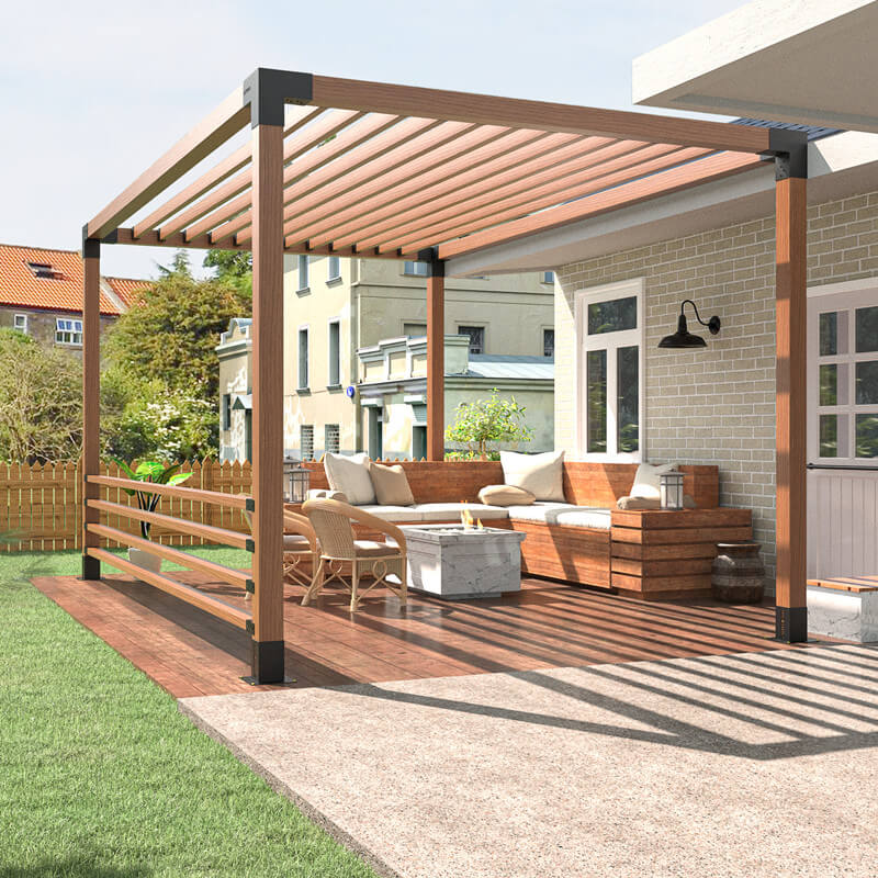 pergola bracket system for ourdoor pergola and gazebo