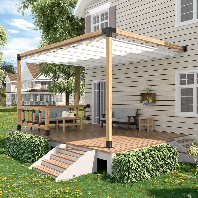 wall mount pergola with pergola brackets