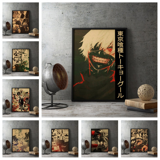 Chainsaw Man Anime Japan Retro Poster – Weeb Quest