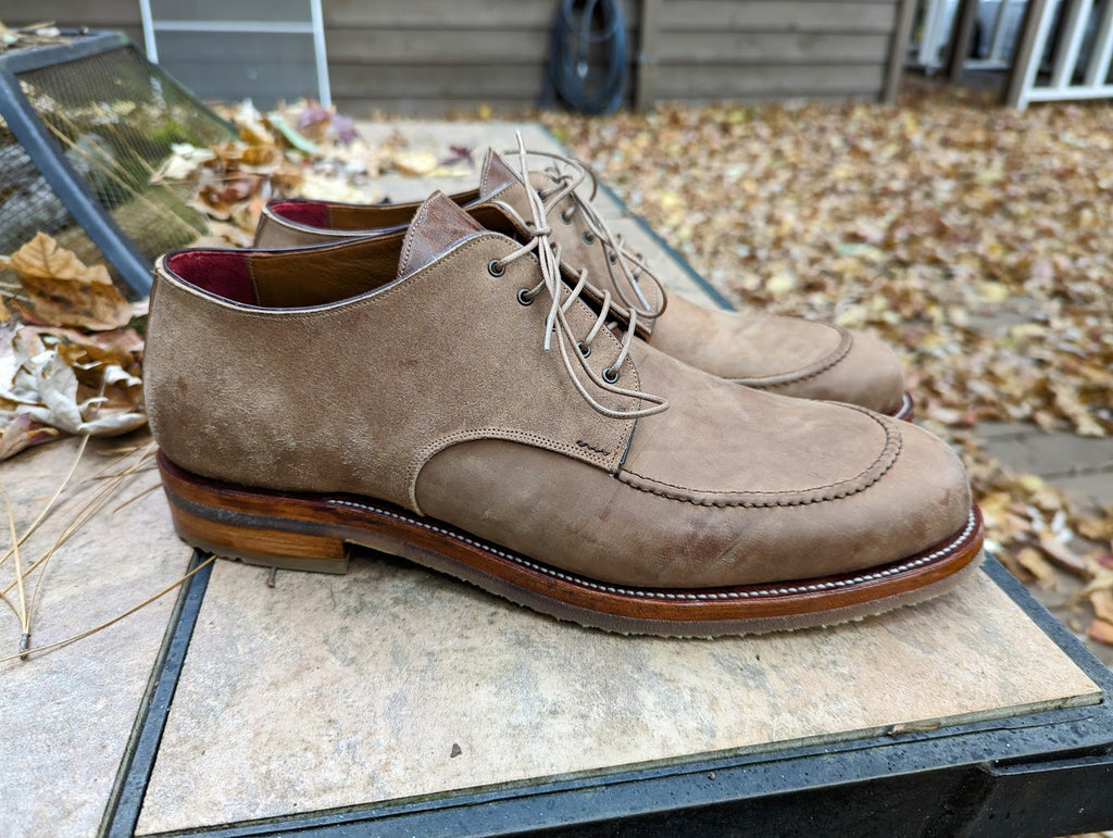 Moc Toe Derbies in Horsehide