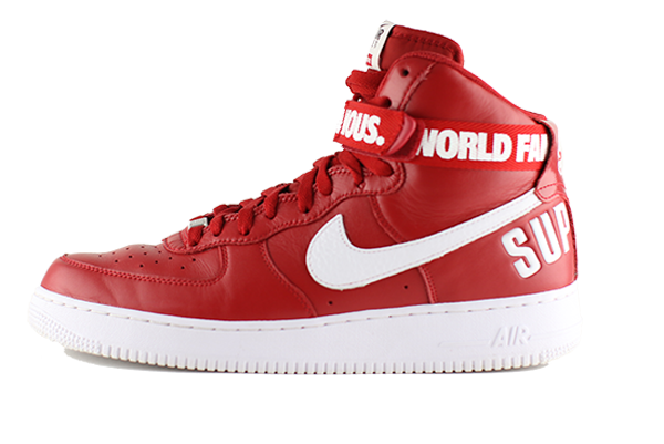 red supreme high tops