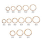 Hinged Ring 14k Gold | Clicker Segment Hoop Ring
