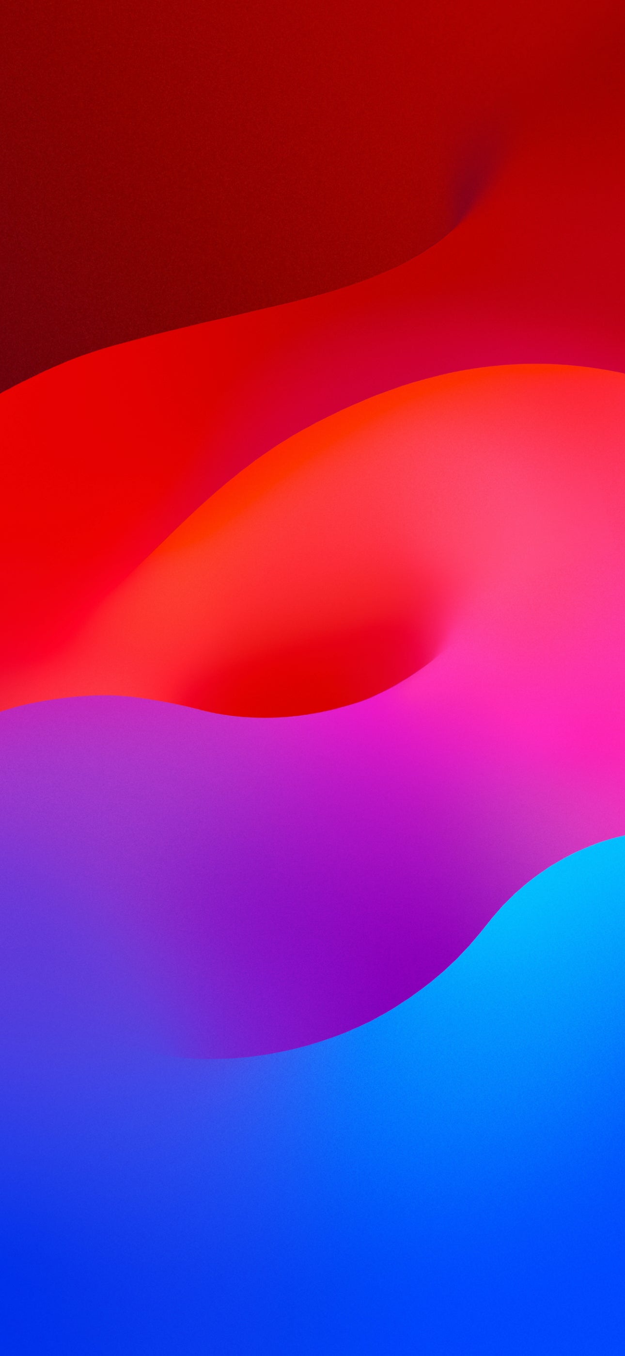 Apple iPhone iOS 17 Wallpaper multicolor dark