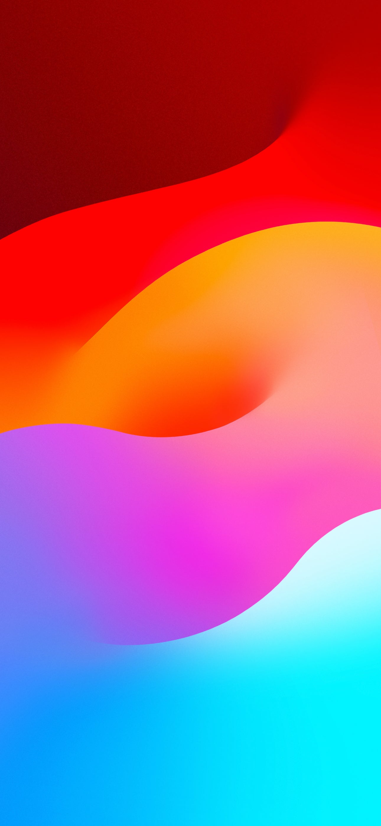 Apple iPhone iOS 17 Wallpaper multicolor light
