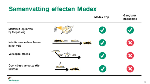 Samenvatting effecten Madex fruitmotbestrijding - Andermatt Nederland