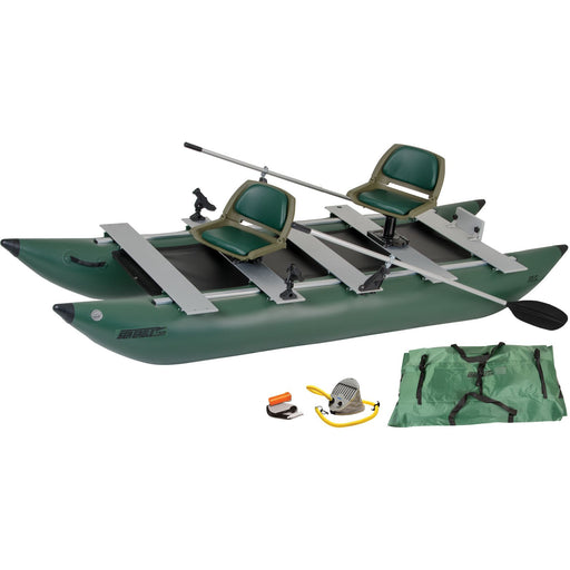 Sea Eagle Packfish 7 Deluxe Pkg Portable Inflatable Fishing Boat