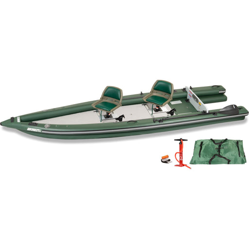 Sea Eagle FishSkiff 16 Inflatable Fishing Boat Solo Startup Package