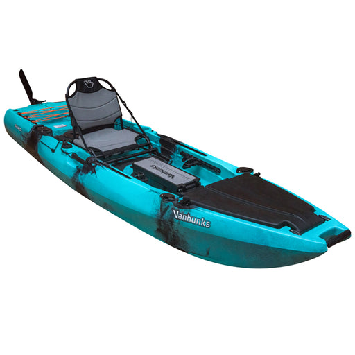 Vanhunks Shad Fin Drive Aqua Green Fishing Kayak, No / No