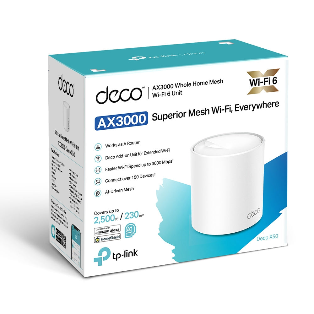 Deco X80-5G 5G SIM AX6000 WiFi6 2.5G WAN/LAN CPE Router