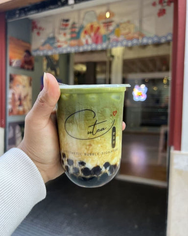 Matcha Bubble Tea en Cutea Alicante