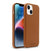 iPhone 14 Plus case - Leather - Brown