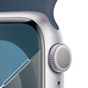 Apple Watch Series 9 (2023) GPS 41 mm - Aluminium Silver - Sport band Blue