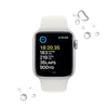 Apple Watch Series SE 2 (2022) GPS 40 mm - Aluminium Silver - Sport band White