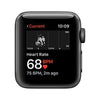 Apple Watch Series 4 (2018) GPS 44 mm - Aluminium Space Gray - Sport band White