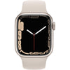 Apple Watch Series 7 (2021) GPS + Cellular 41 mm - Aluminium Starlight - Sport band Starlight