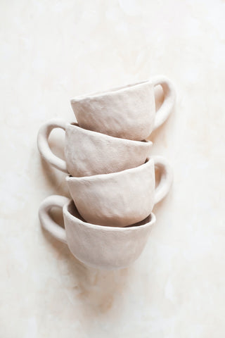 air dry clay cups