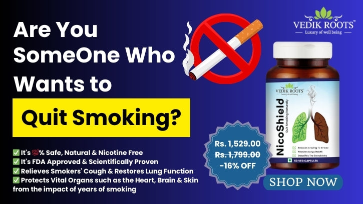 Anti Smoking Capsules - Vedikroots