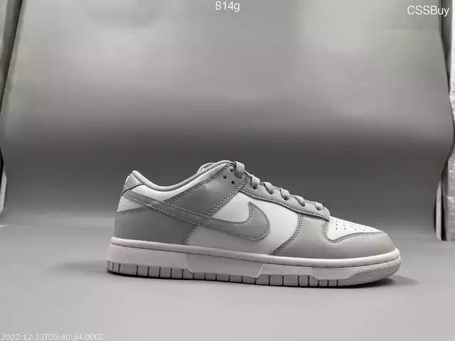 grey low nike dunks