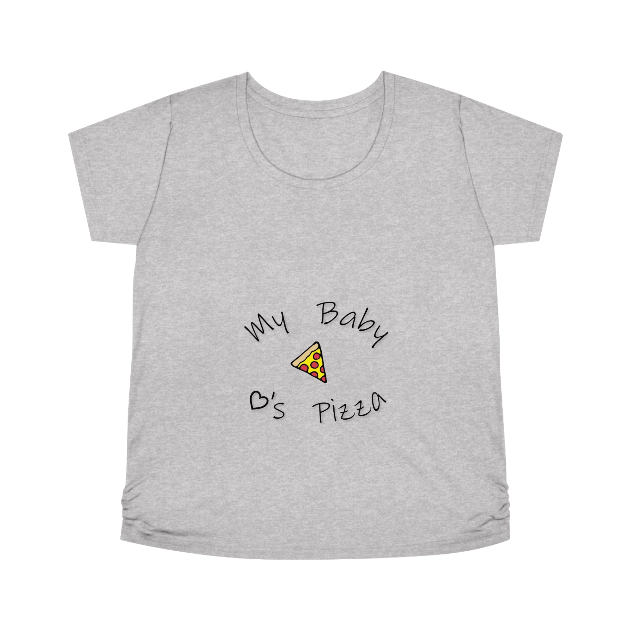 My Baby Loves Pizza Women's Maternity Tee