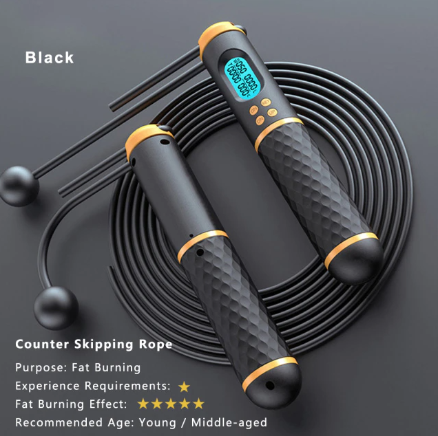 Digital Skipping Rope With Jump Counter