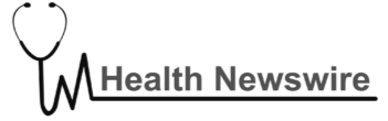 Logo of Health Newswire featuring a stylized heartbeat and a spoon within a circle.