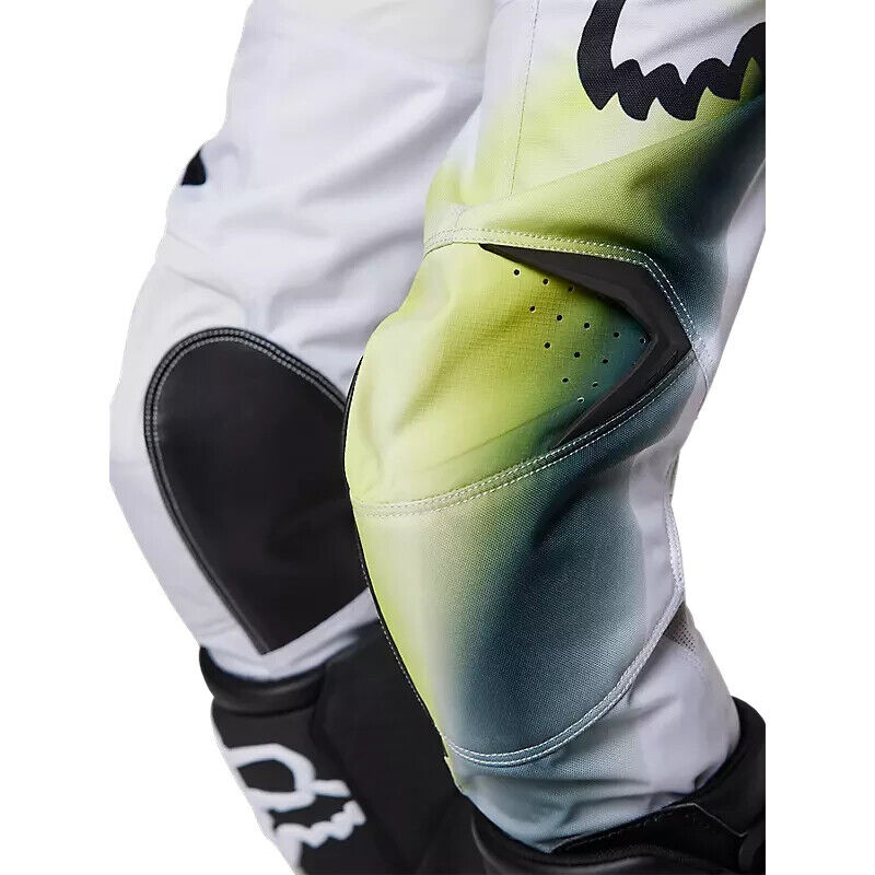 Fox Racing Youth 180 Toxsyk Dirt Bike MX SXS ATV Pants - White/Yellow - Youth 22