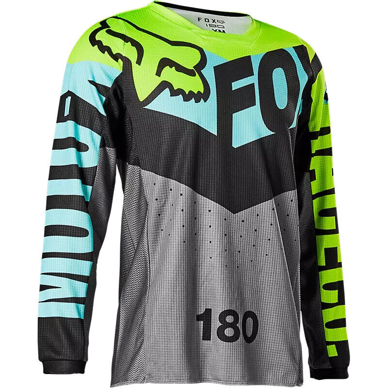 Fox Racing 180 Trice Youth MX Offroad Jersey Teal