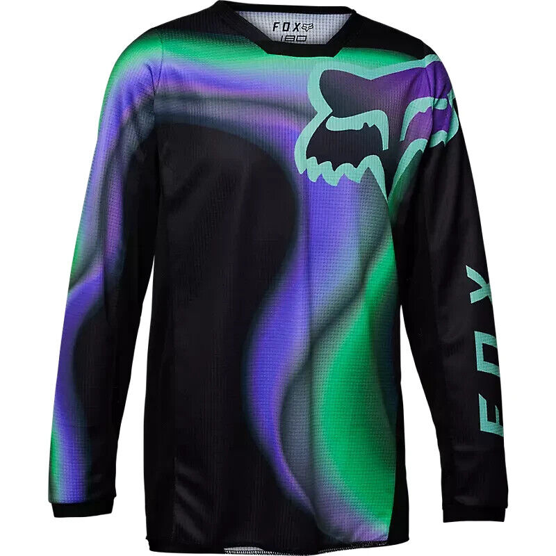 FOX RACING KIDS 180 TOXSYK MX JERSEY - BLACK - MOTOCROSS/OFFROAD